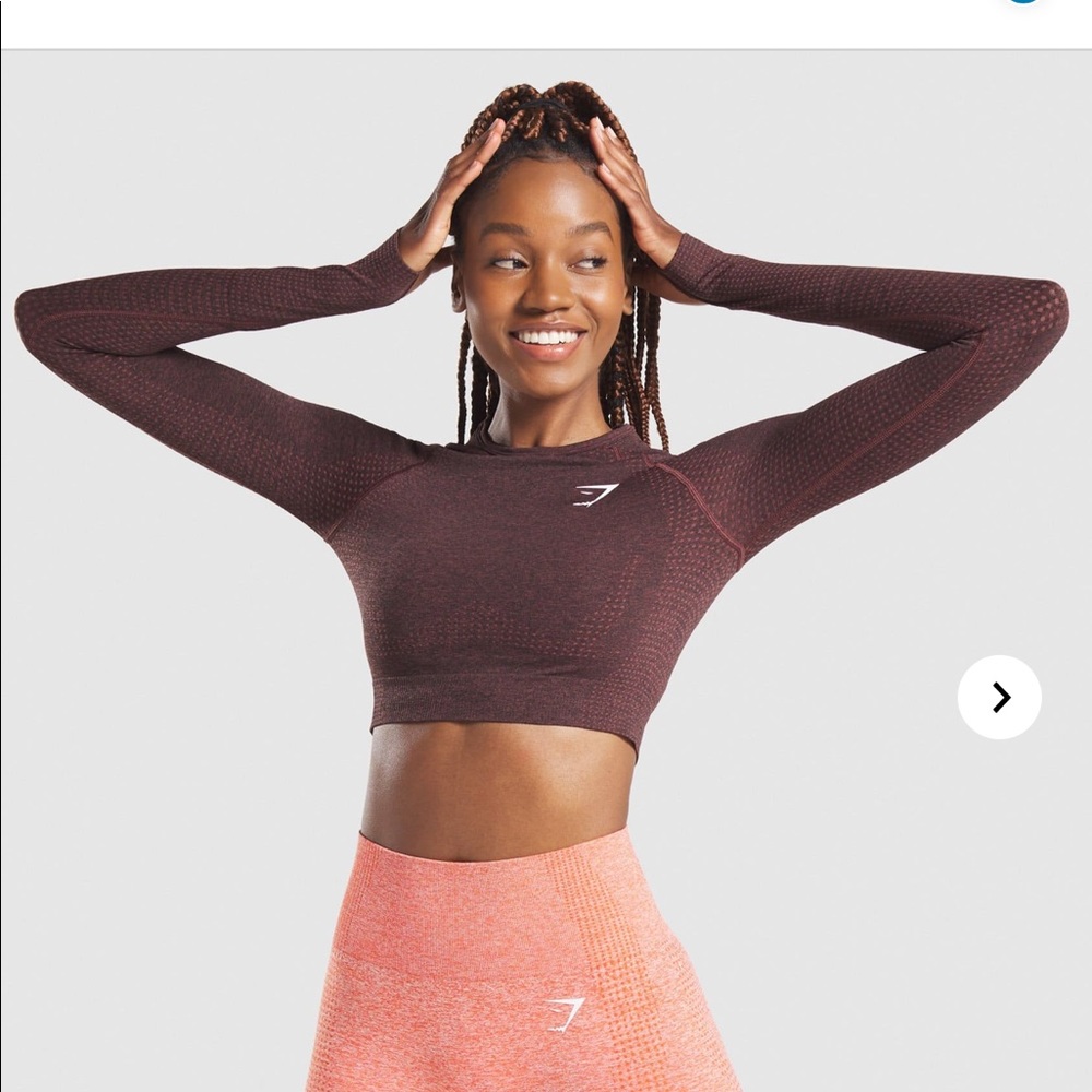 Gymshark vital seamless long sleeve crop top